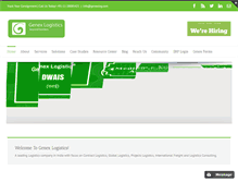 Tablet Screenshot of genexlogistics.in